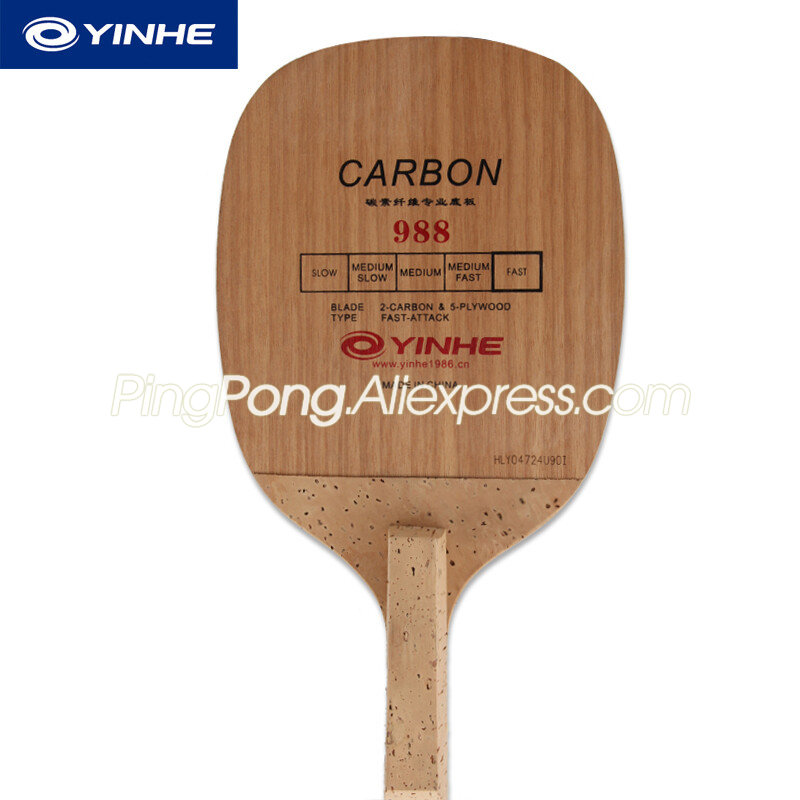 Cricket Bat Tape Ball - Original YINHE 988 คาร์บอนปิงปองใบมีด Fast Attack
