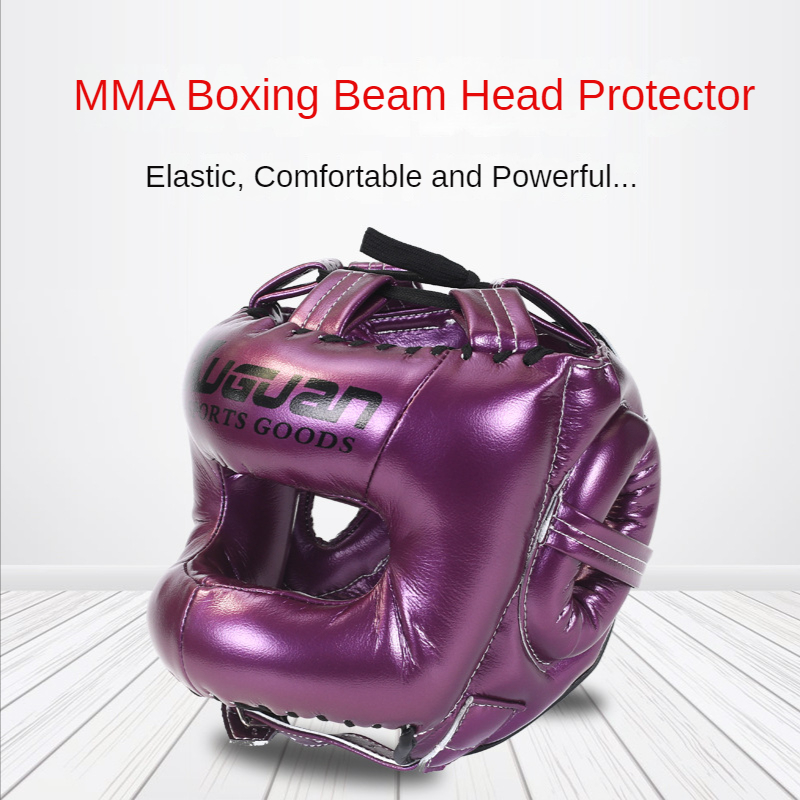 Sports Equipment Manufacturers - PU มวยป้องกันศีรษะผู้ใหญ่อุปกรณ์ฟิตเนส Cross Beam ปิดกีฬา Sanda