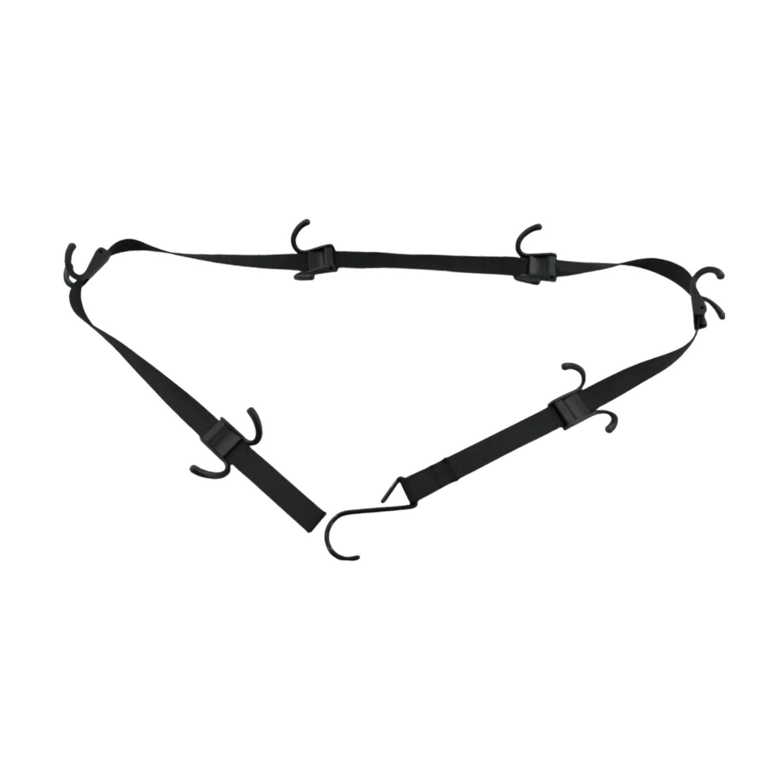 Sports Equipment Drying Rack - ราวตากอุปกรณ์ฮอกกี้ที่ประหยัดพื้นที่ ทำจากพลาสติกแข็งแรง พร้อมสายรัดสำหรับแขวนอุปกรณ์ฮอกกี้น้ำแข็งและอุปกรณ์กีฬา