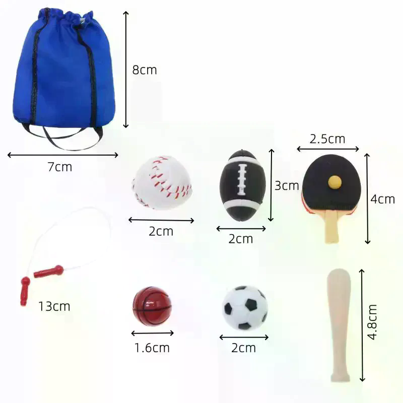 ชุดอุปกรณ์กีฬามินิจำลองสำหรับบ - Sports Equipment Kit บทวิจารณ์และราคา